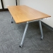 Ikea Galant Autumn Maple Rolling Training Table